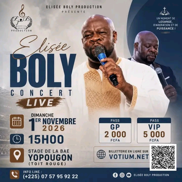ELISÉE BOLY EN CONCERT LIVE